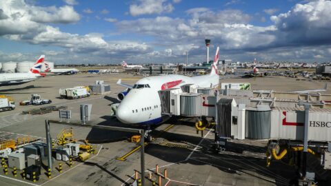 British Airways am Londoner Heathrow Flughafen