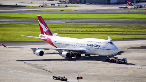 Qantas Maschine